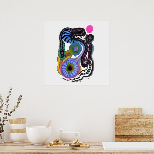 生周期 ポスター (キッチン)