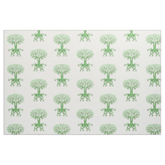 生命および愛のためのケルト族の木 ファブリック