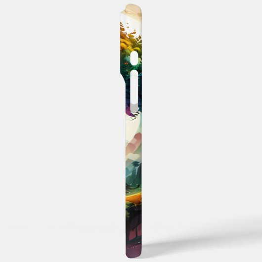 生命お洒落の木のファンタジー美学 Case-Mate iPhoneケース (裏面 / 左)