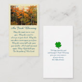 生命お祝いカードの記念写真 名刺 (正面/裏面)