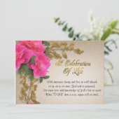 生命お祝い招待状 招待状 (スタンド正面)