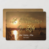 生命お祝い招待状 招待状 (正面/裏面)