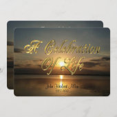 生命お祝い招待状 招待状 (正面/裏面)