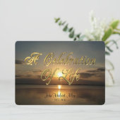 生命お祝い招待状 招待状 (スタンド正面)