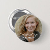 生命お祝い記念記念記念の記念 缶バッジ (正面&裏面)