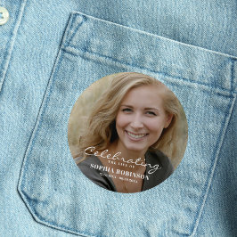 生命お祝い記念記念記念の記念 缶バッジ