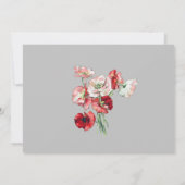 生命お祝い |葬儀 | Poppy 招待状 (裏面)