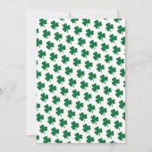 生命お祝い | Celtic Shamrockの葬儀 招待状 (裏面)