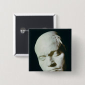 生命から歳で取られるベートーベンのマスク 缶バッジ (正面&裏面)