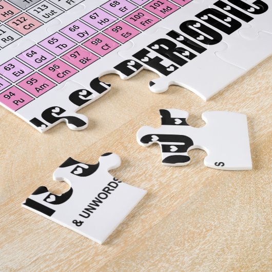 生命がとても周期的であるので愛化学 ジグソーパズル (側面)