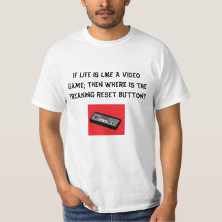 生命がビデオゲームのようなら、ゲームのコントローラー; … Tシャツ