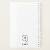 生命がピンクの引用文を望むやる気を起こさせるもの プランナー手帳 (裏面)