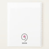 生命がピンクの引用文を望むやる気を起こさせるもの プランナー手帳 (裏面)