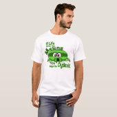 生命がメロンを与えれば失読症であるかもしれません Tシャツ (正面フル)