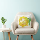 生命がレモンを与えたら、レモネードを作って下さい クッション (椅子)