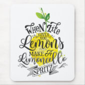 "生命がレモンを与えるとき、Limoncelloを作って下さい! マウスパッド (正面)