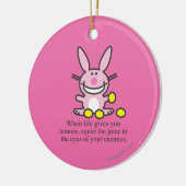 生命がレモンを与える時 セラミックオーナメント (左)