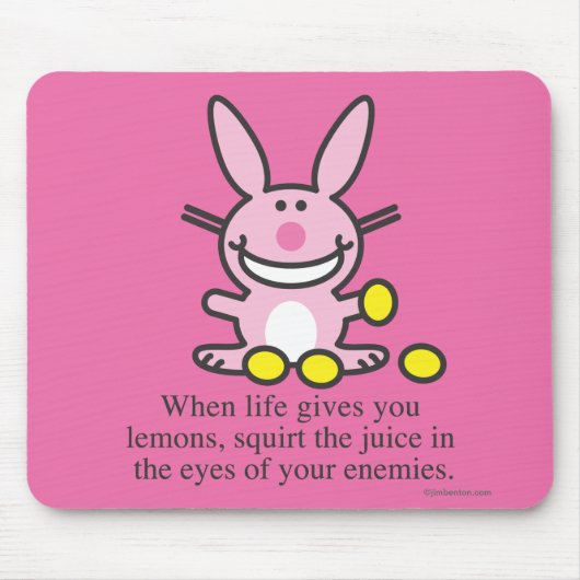 生命がレモンを与える時 マウスパッド (正面)