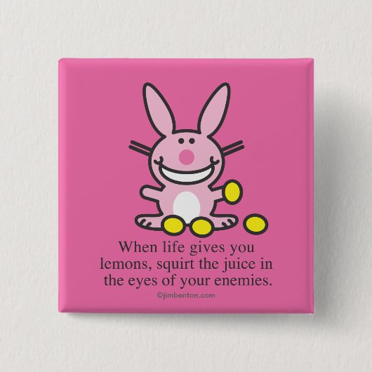 生命がレモンを与える時 缶バッジ (正面)