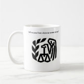 生命がレモンを与えれば、それは課税所得です コーヒーマグカップ (左)