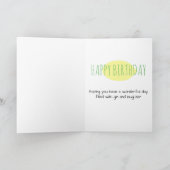 生命がレモン…ハッピーバースデーを渡す時 カード (内部)