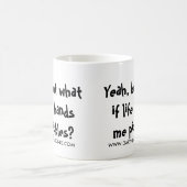 生命が私にピクルスを渡せばええ、しかし何か。 コーヒーマグカップ (中央)