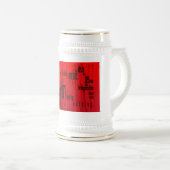 「生命しかし歩く影」マクベスシェークスピア ビールジョッキ (正面右)