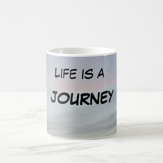 "生命です旅行のマグ" コーヒーマグカップ (中央)