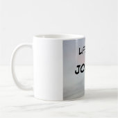 "生命です旅行のマグ" コーヒーマグカップ (左)