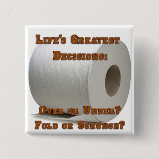 生命で最も素晴らしい決定 缶バッジ (正面)