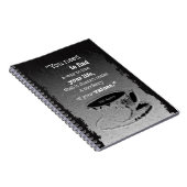 生命と価値、実存主義図解入りの、写真付きの引用文 ノートブック (右側)