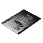 生命と価値、実存主義図解入りの、写真付きの引用文 ノートブック (左側)