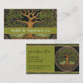 生命と健康の木 名刺 (正面/裏面)