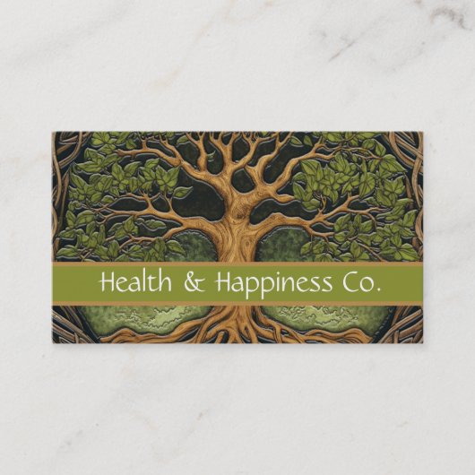 生命と健康の木 名刺 (正面)