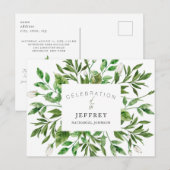 生命と喪失の祝賀会 葉の集まり ポストカード (正面/裏面)