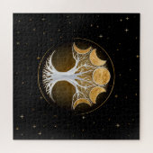 生命と月の木 ジグソーパズル (横)