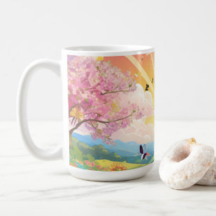 生命と自然美しい熱タンブラー コーヒーマグカップ
