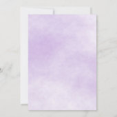 生命のお祝いかわいらしフローラ 招待状 (裏面)