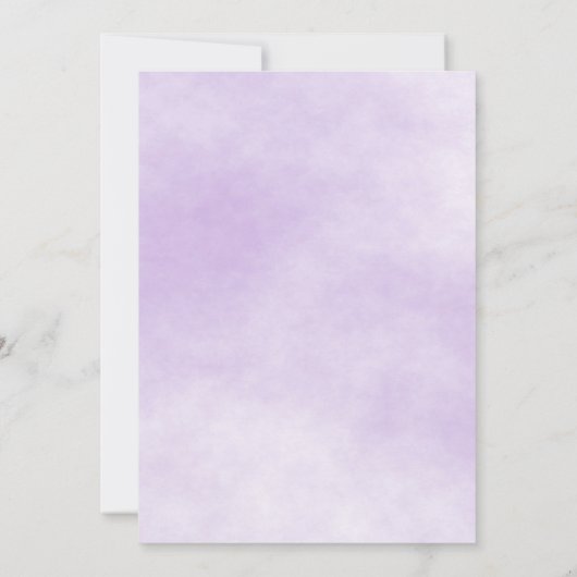 生命のお祝いかわいらしフローラ 招待状 (裏面)