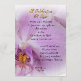 生命のお祝い招待状蘭 招待状