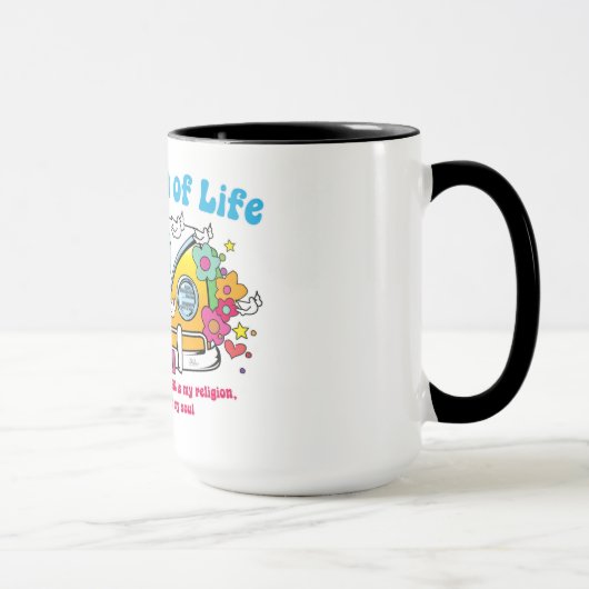 生命のお祝い!  コーヒー・マグ マグカップ (右)