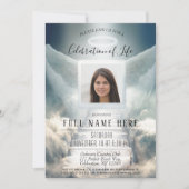 生命のお祝い – 天階段 招待状 (正面)