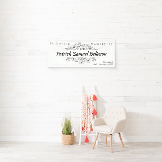 生命のお祝い | Loving Memory Ba 横断幕 (インサイチュ)