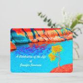 生命のお祝いTree独身の by湖/山 招待状 (スタンド正面)