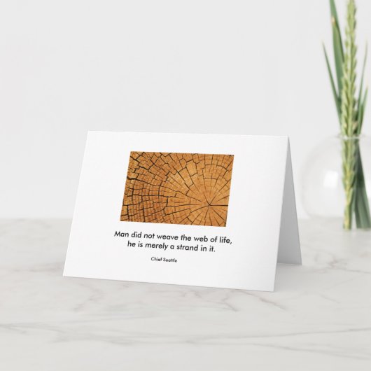 生命のくもの巣 カード (正面)