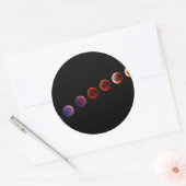 生命のよう太陽のな系の惑星 ラウンドシール (封筒)