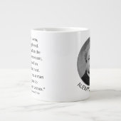 生命のアレグサンダーデュマの知恵 ジャンボコーヒーマグカップ (正面)