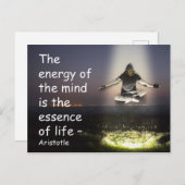 生命のエネルギー引用文浮上写真 ポストカード (正面/裏面)