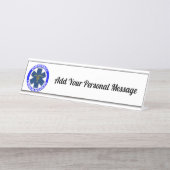 生命のオレゴンEMSの星 デスクネームプレート (正面)