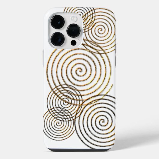 生命のケルト渦巻き iPhoneケース (裏面)